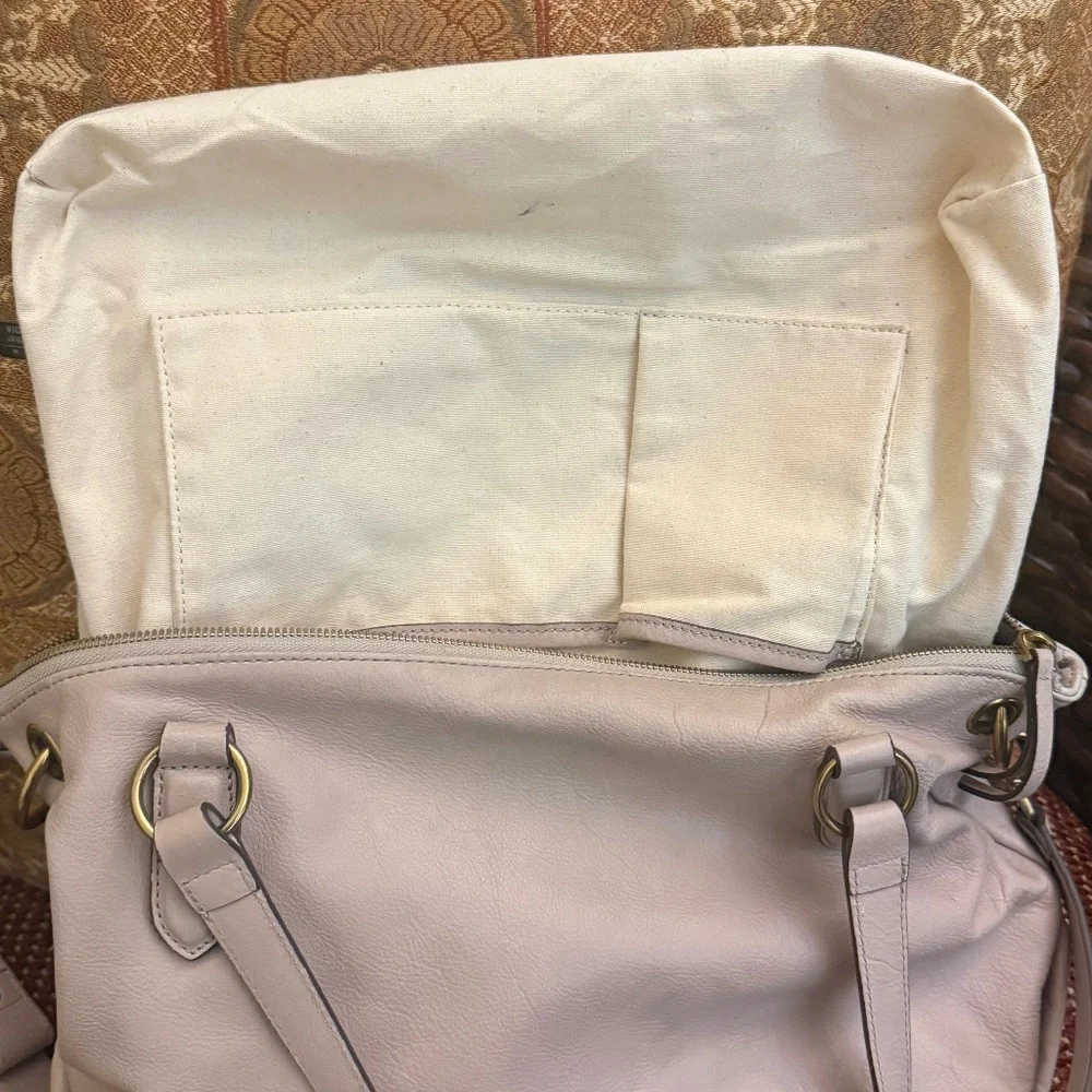 MARGOT NEW YORK SATCHEL SOFT CREME